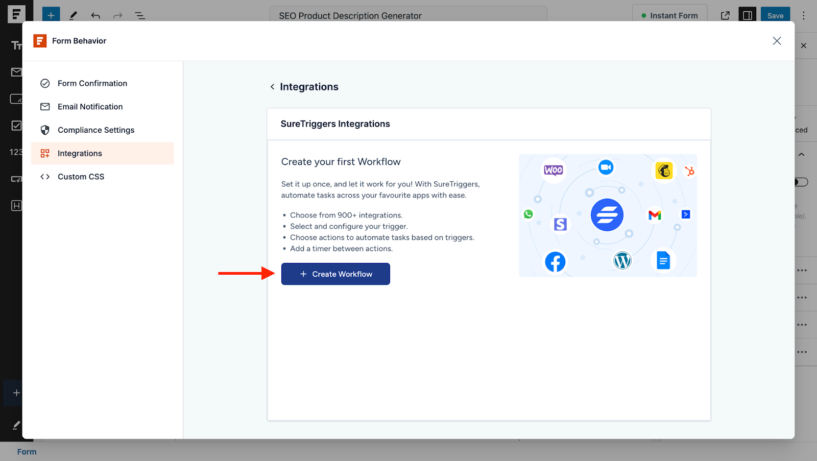 create a new workflow