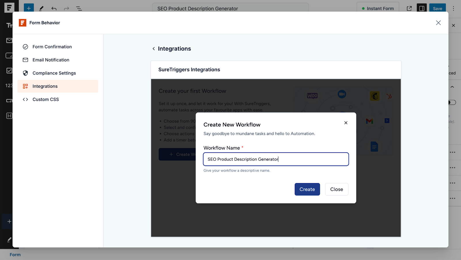 provide a workflow name