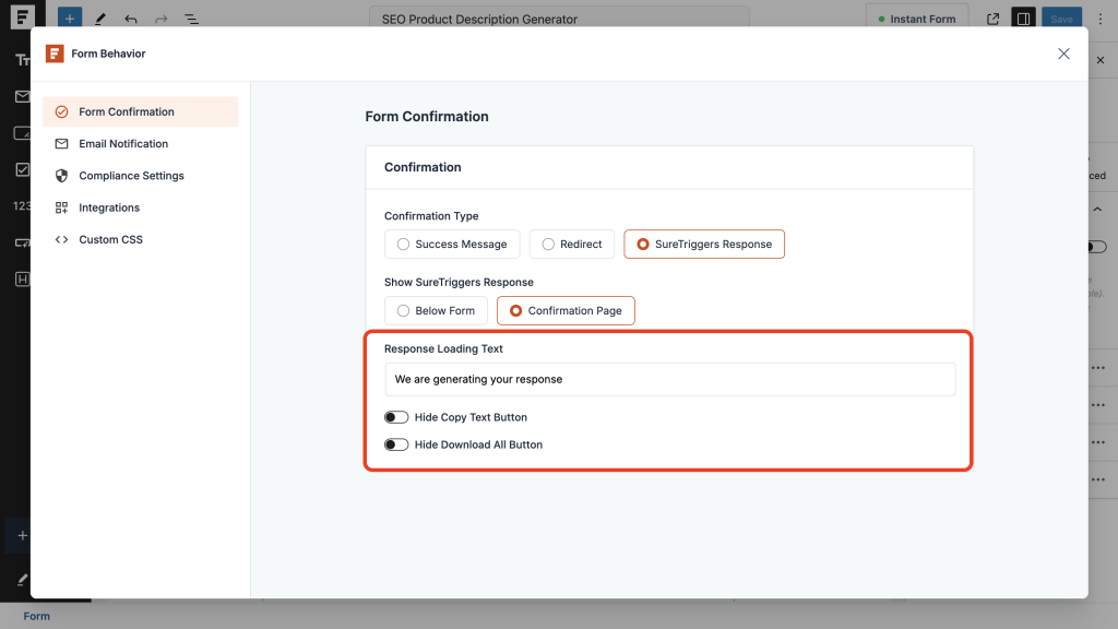 customize how the data is displayed