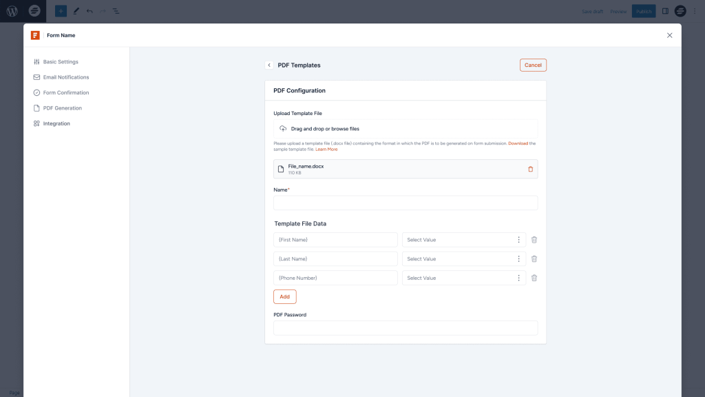 PDF Generation on SureForms