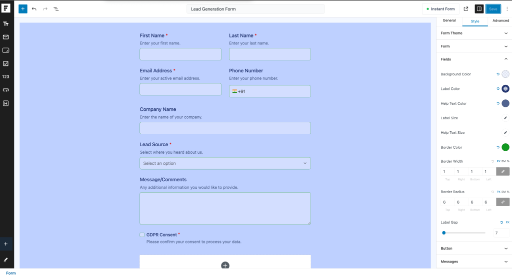 Advance Form Styling on SureForms