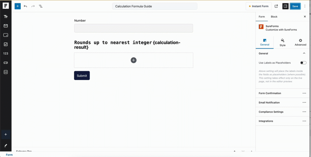 Calculation Formula Guide