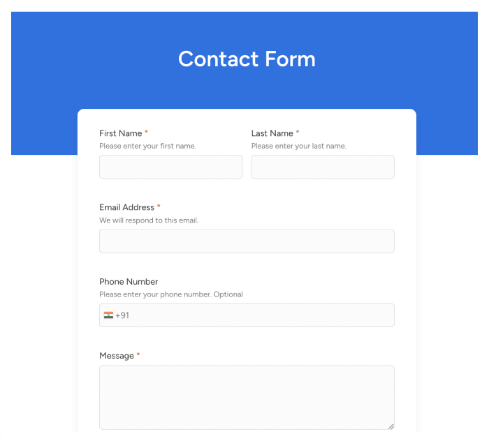 Contact Form