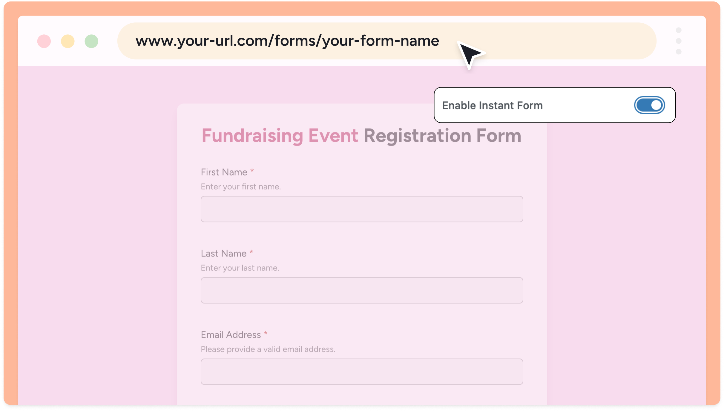 Instant Form Hero Visual